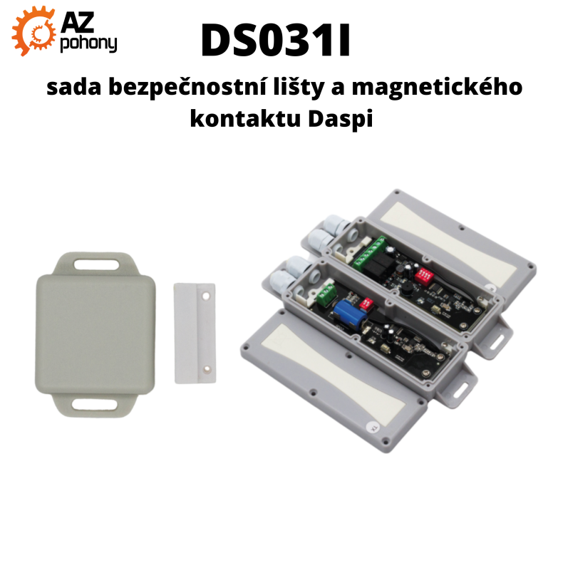 DS031I - sada bezpečnostní lišty a magnetického kontaktu Daspi